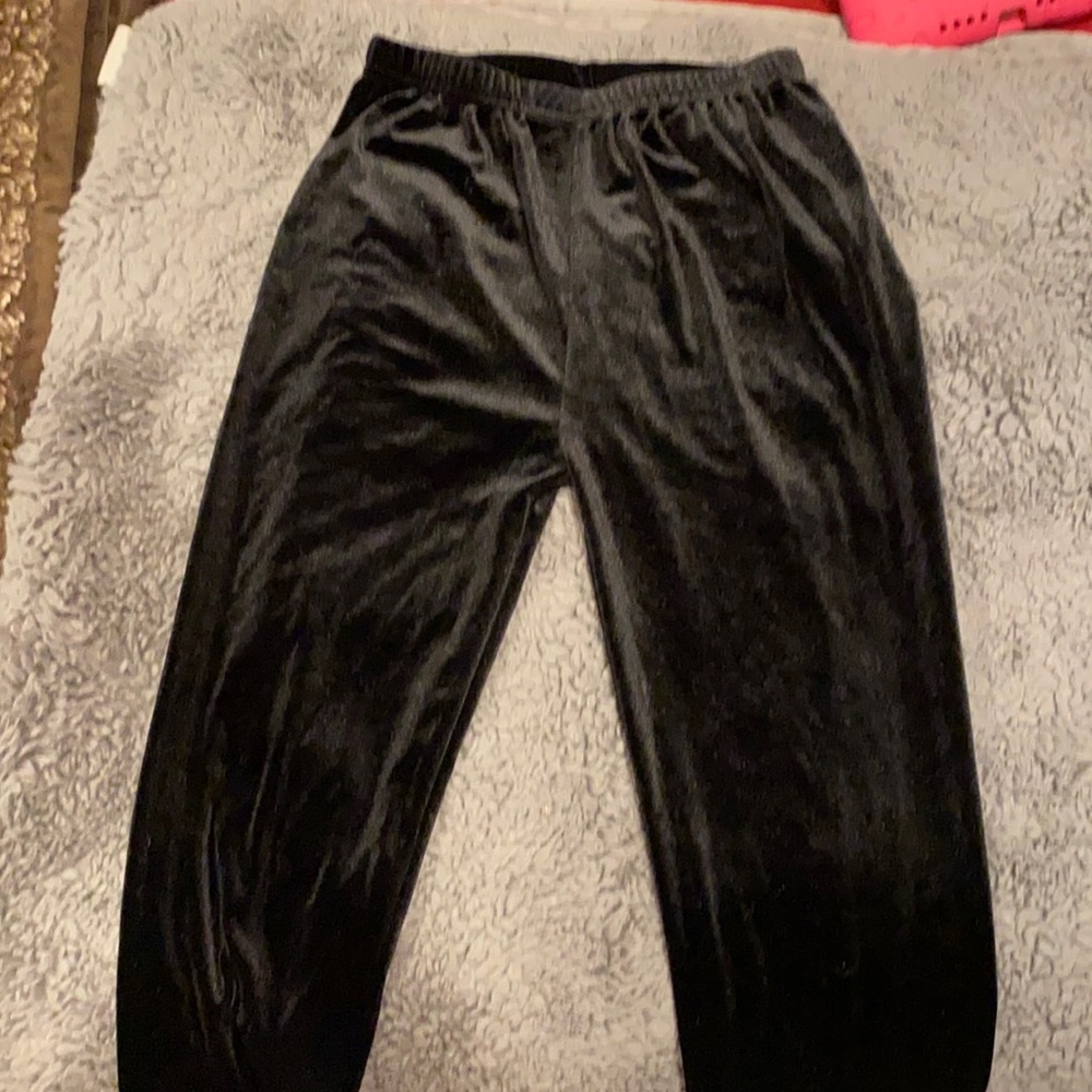 Velvet leggings